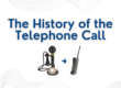 Illustration of vintage rotary dial phone and early cell phone for the history of the telephone call blog.